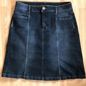 Kikit Jeans denim dark wash skirt sz 10